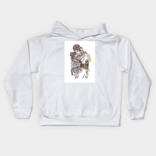 Woman and Child Kids Hoodie